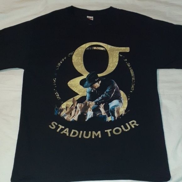 Garth Brooks 2019 Stadium Tour Tee T-Shirt 2 Sided - Picture 1 of 6
